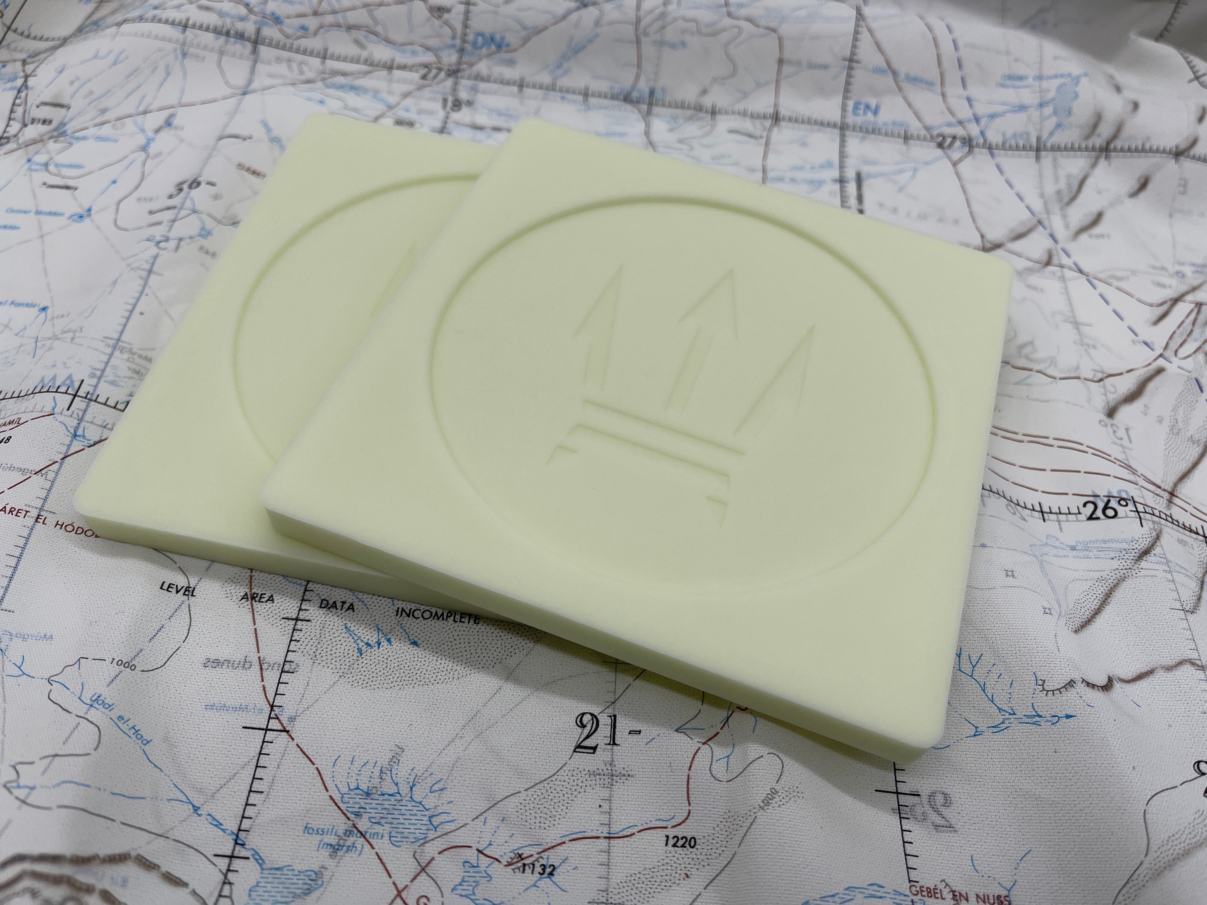 Glow - Extreme Trident Parts Coaster - Non Slip ( 2 Pack ) ( Coming Back Soon! )