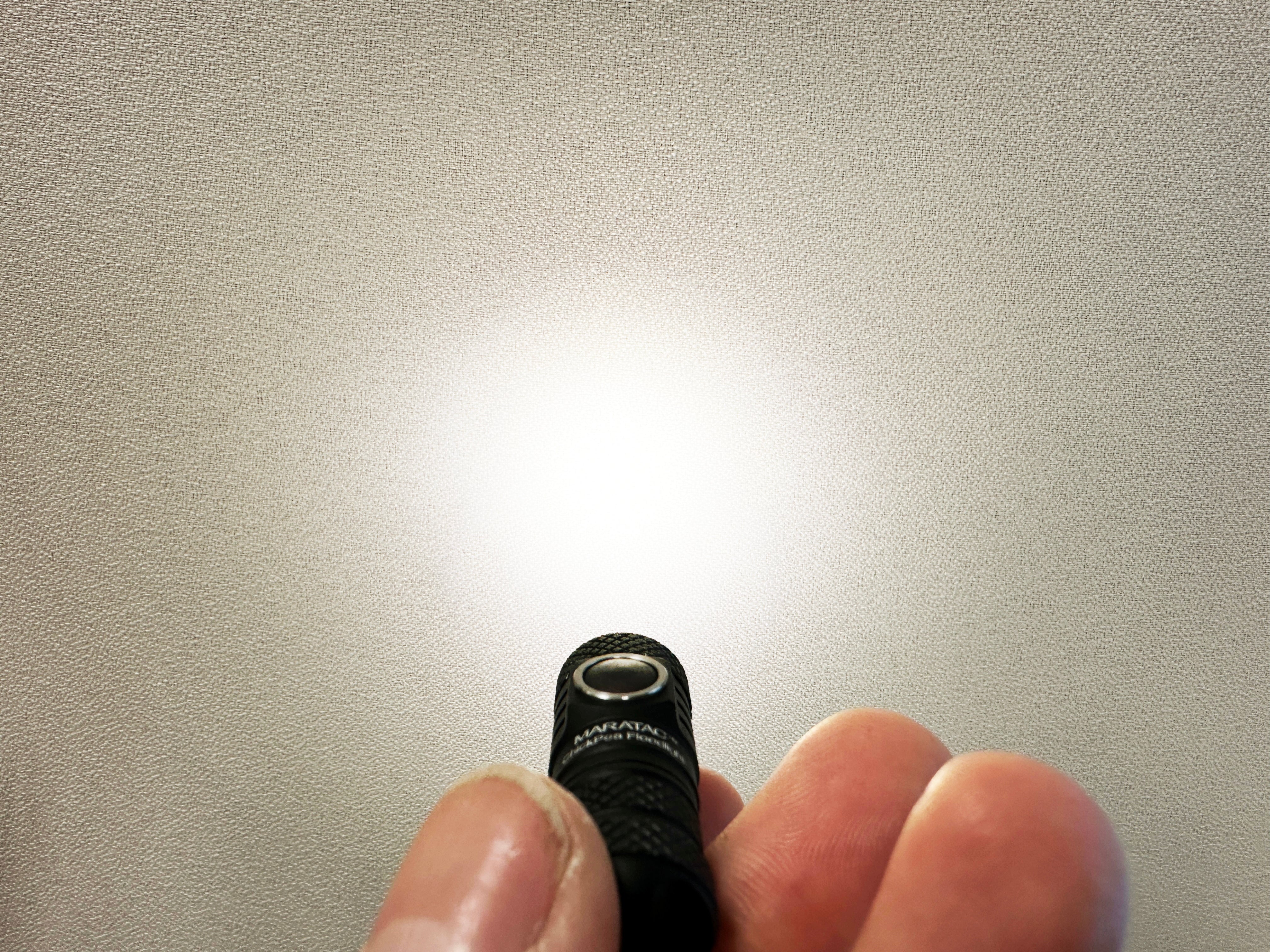 Chickpea - Black - Floodlight LED Flashlight 10180 by Maratac®