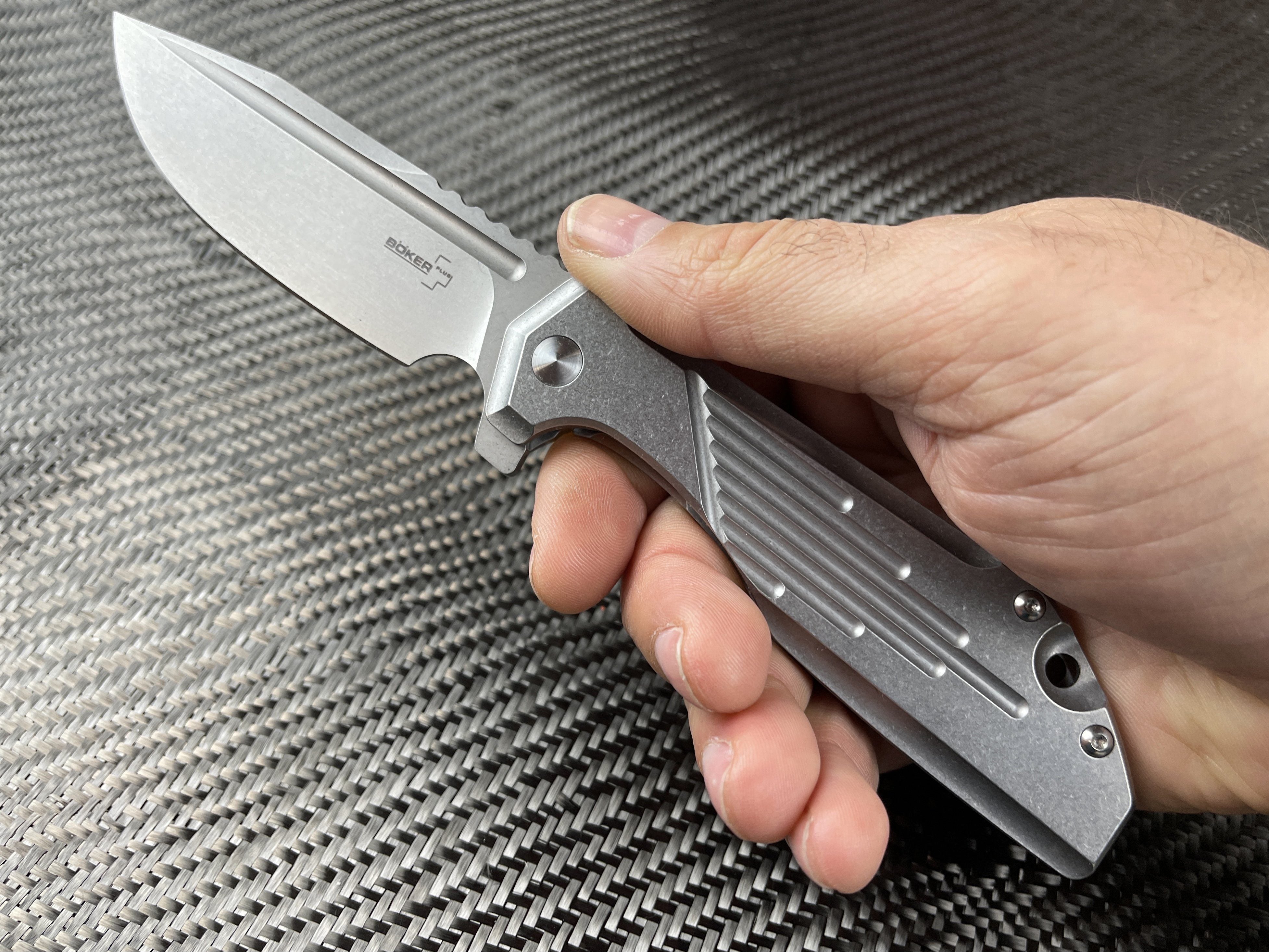 Stainless Steel - Boker Stout Commander Combo + With Knife Taco! - CountyComm