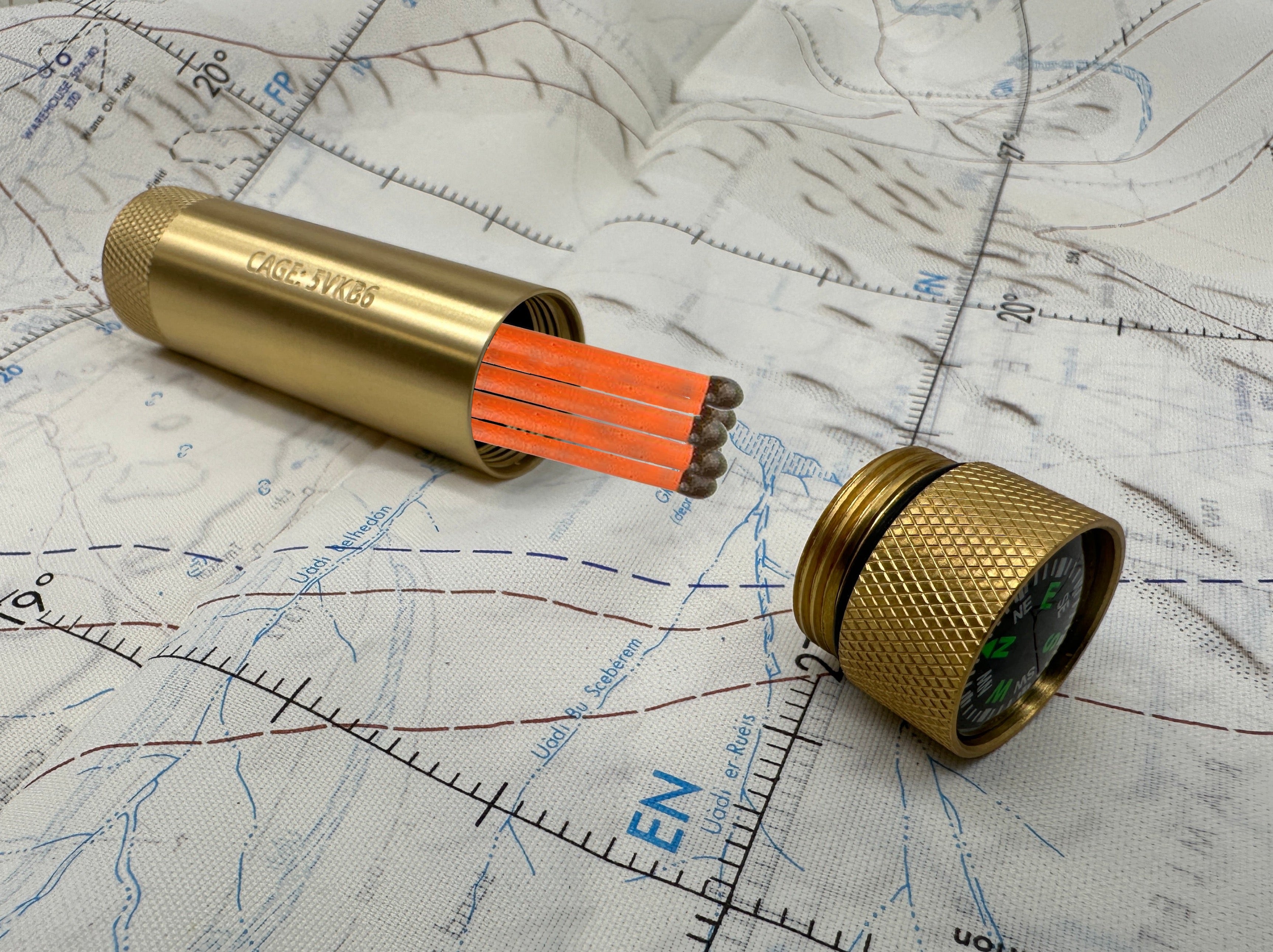 Brass Match & Compass Capsule - Gen 2 โ CountyComm