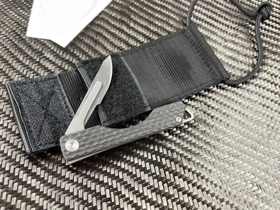 Carbon Fiber Folding Craft Scalpel Knife - CountyComm