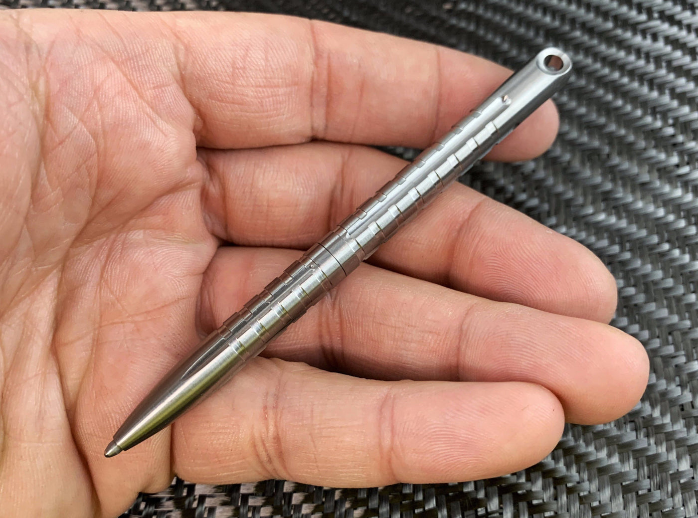 Titanium EDC Pendulum Pen + Covert Delrin Slide Case ( CC Custom ) - CountyComm