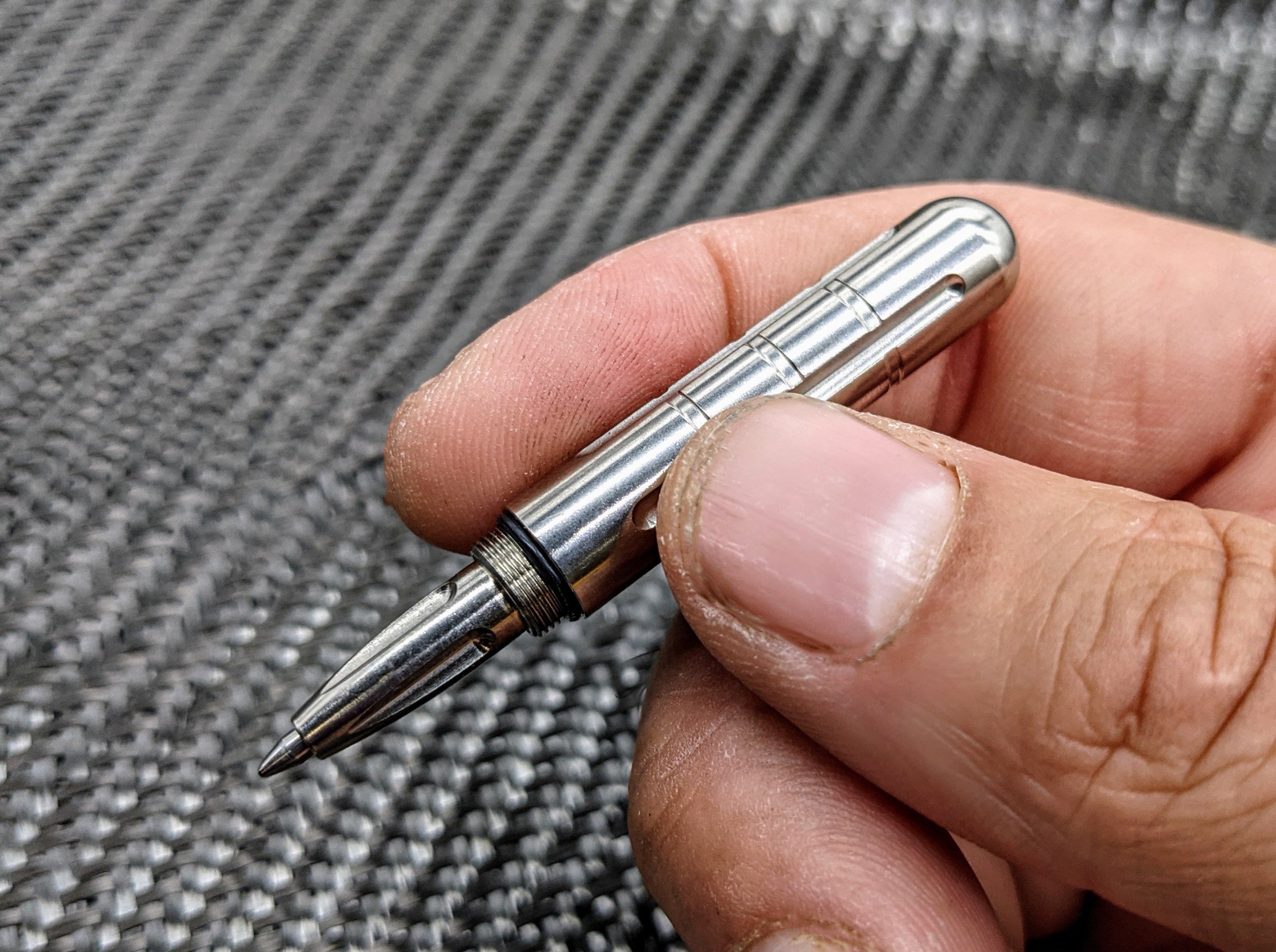 Pocket Size Keychain Pen Edc Pocket Pen Titanium Ballpoint Pen Signature  Pen