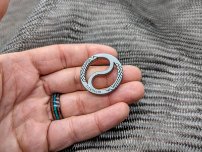 Dual Titanium Living Spring Ring