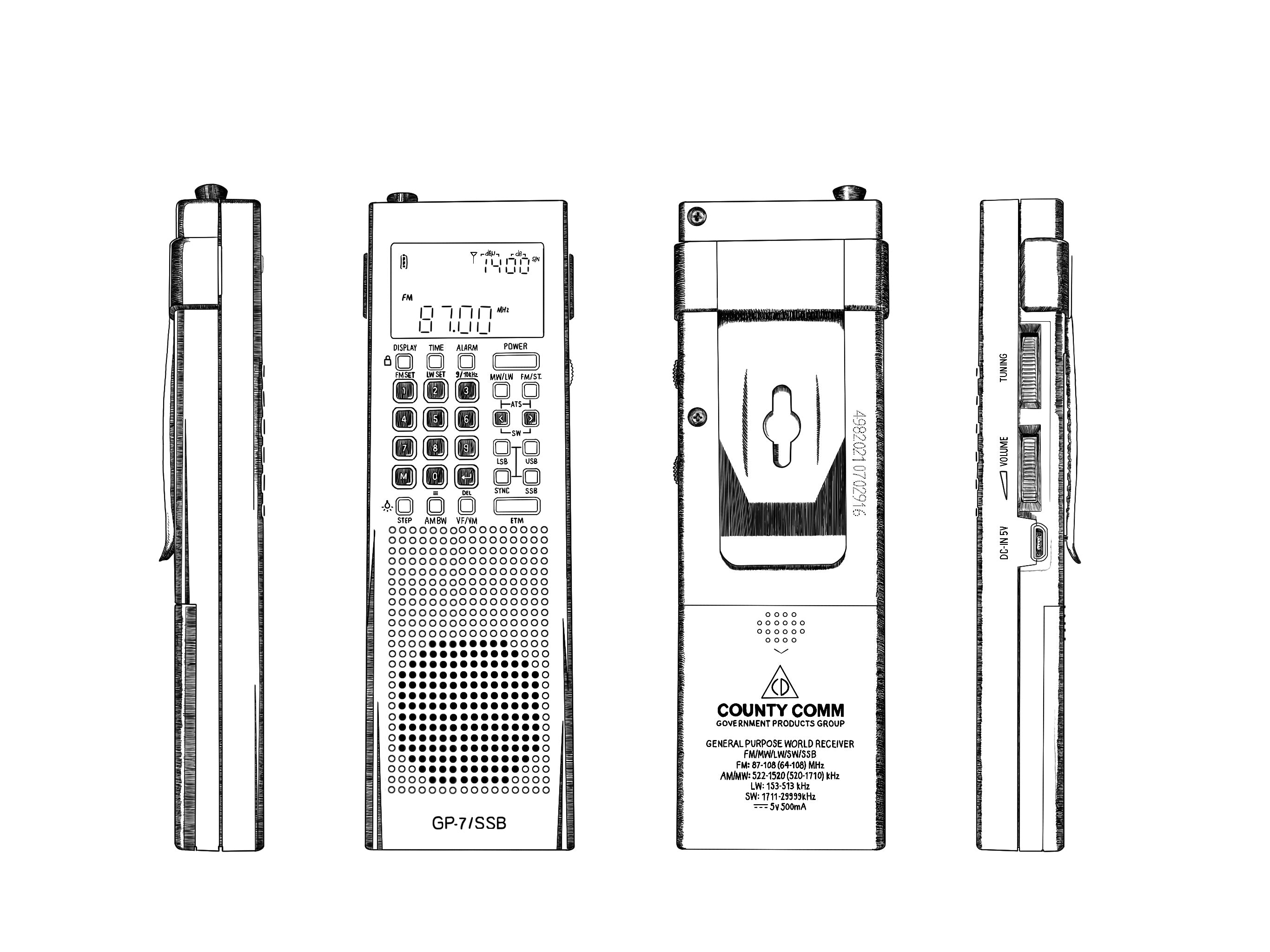 CountyComm GP-5/SSB GEN 3, County Comm GP5SSB GEN 3 CountyComm GP-5/SSB GEN 3, County Comm GP5SSB GEN 3