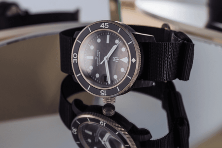 LSA Marble Carbon Fiber / Titanium Homage 300M Diver Watch by Maratac®