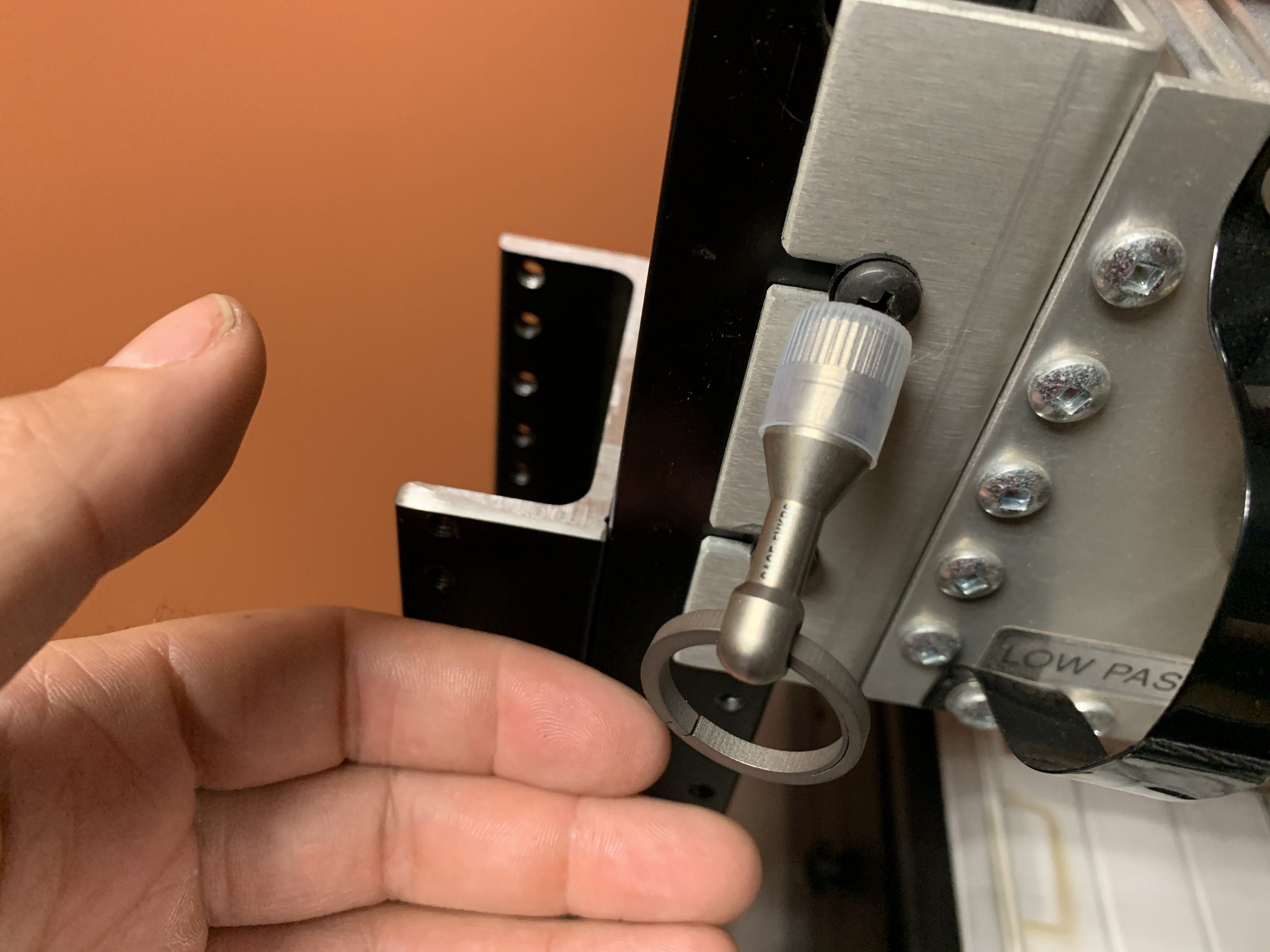 Titanium Magnetic Ferrous Tester + Living Spring Key Ring