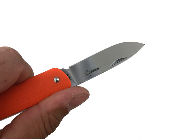 Single Blade - Boker Slip Joint Knife ~ Safety Orange G10 - CountyComm