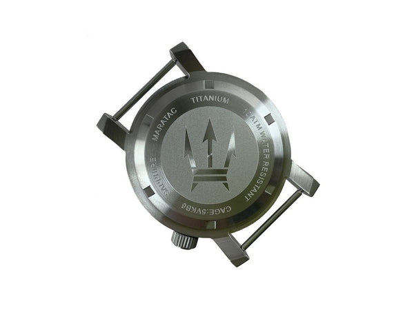 Titanium ( X1D ) SR-35 Diver Automatic Watch With Date + Titanium Bracelet by Maratac! - CountyComm