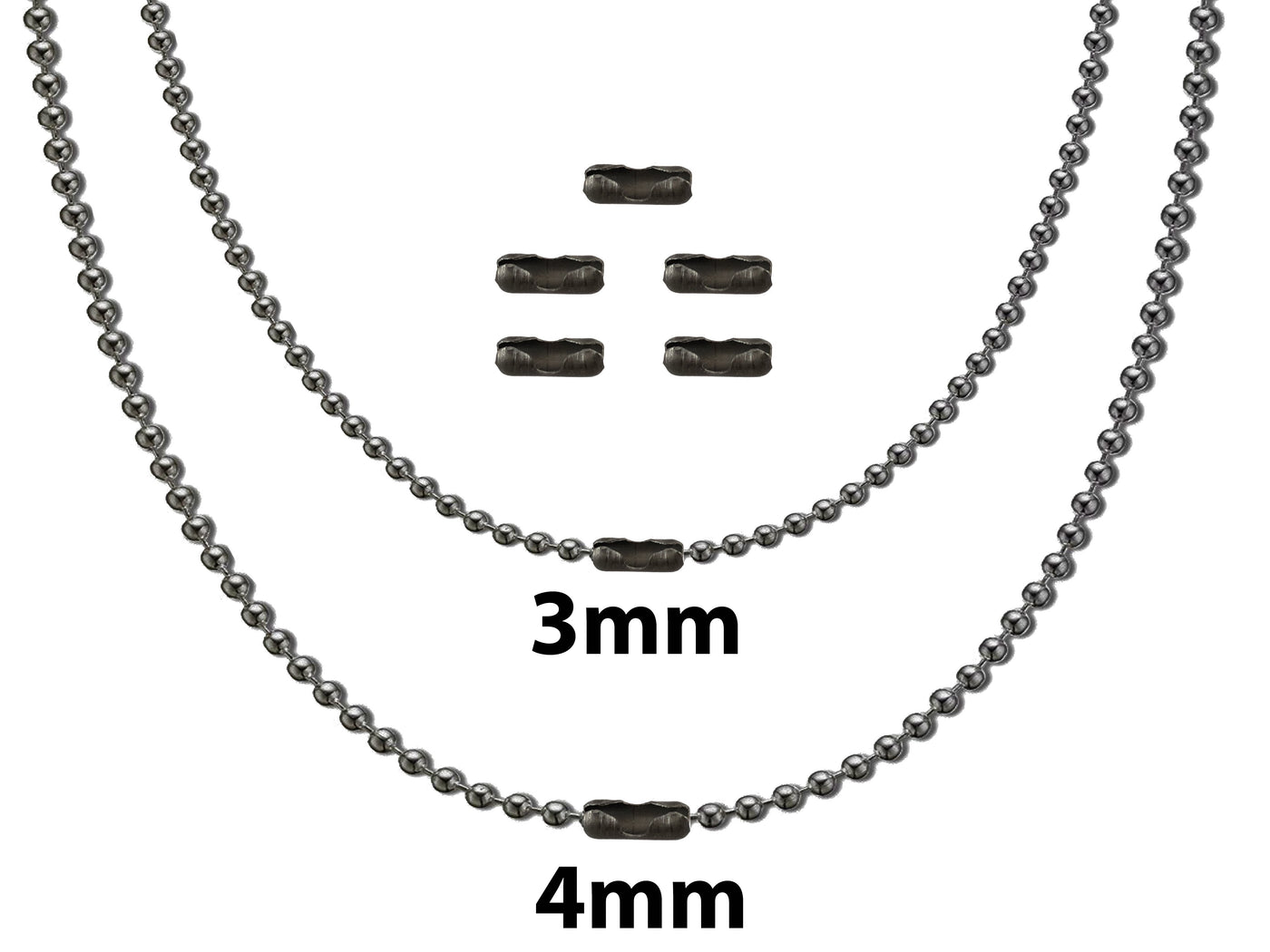 Titanium Ball Chain Kit + 5 Clasps ( Gen 2 )